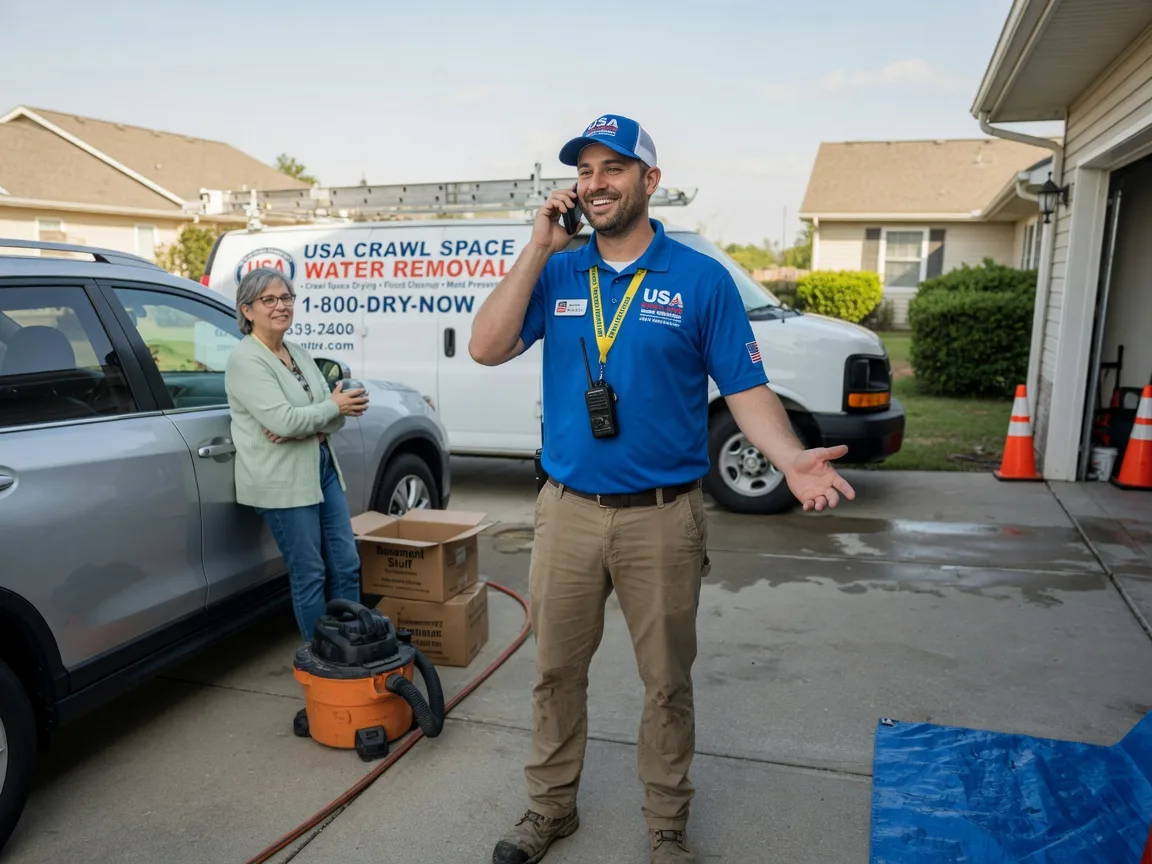 Crawl Space Water Removal Mccausland, IA FAQs